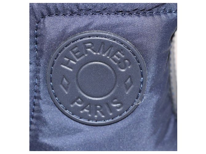 Hermès Stivaletti Fresh Combat Boots Hermes in pelle nera e nylon Nero - vista 6