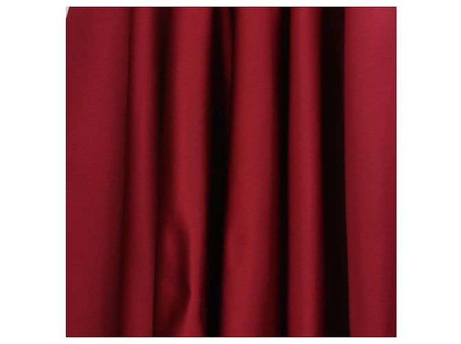 Autre Marque Falda Maxi ABACO Max Mara Studio en jersey sintético granate metalizado Castaño - vista 4