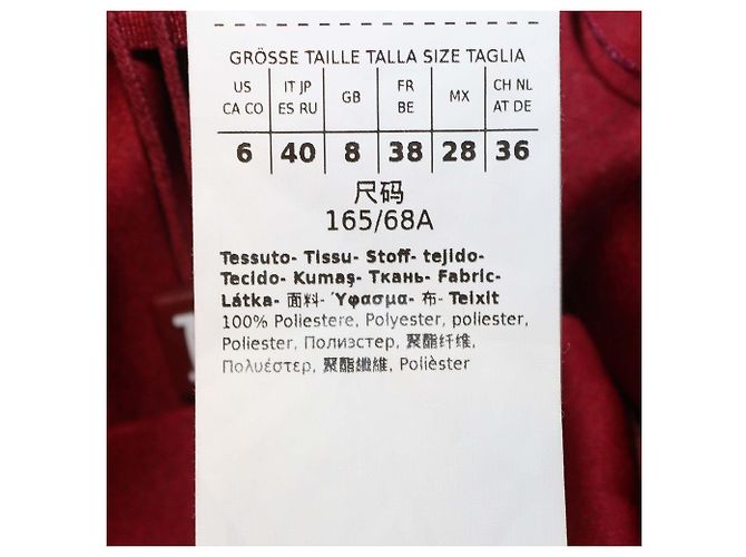 Autre Marque Falda Maxi ABACO Max Mara Studio en jersey sintético granate metalizado Castaño - vista 6