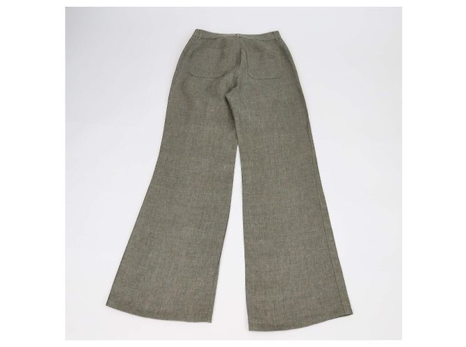 Pantalones anchos Danbeth de lino verde claro Loro Piana - vista 2