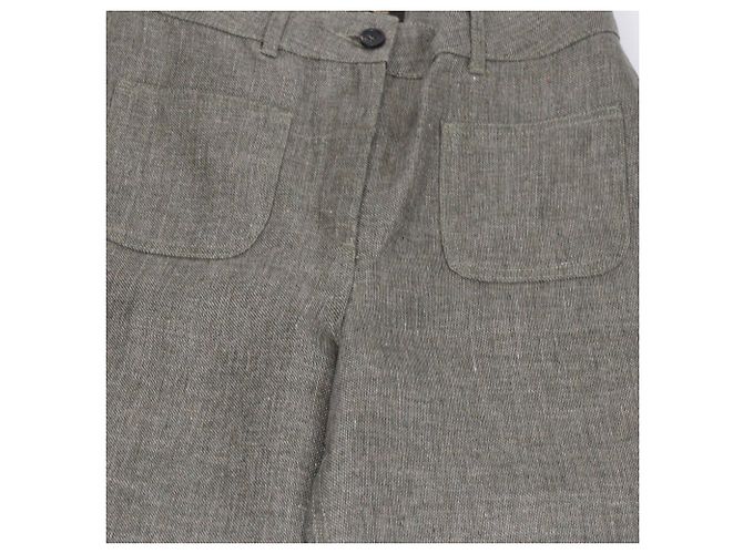 Pantalones anchos Danbeth de lino verde claro Loro Piana - vista 4