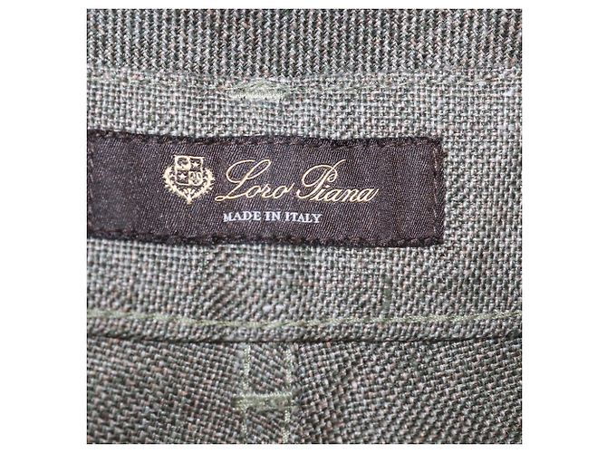 Pantalones anchos Danbeth de lino verde claro Loro Piana - vista 5