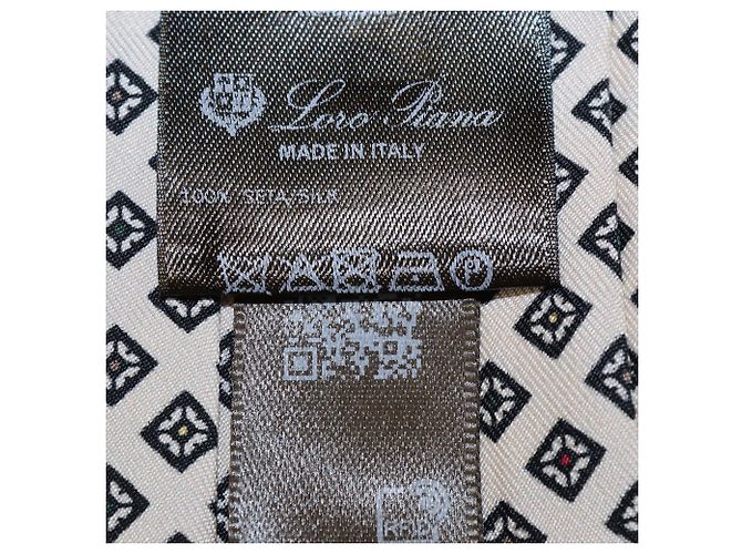 Falda Maxi Clea de Seda Marfil Verde Rojo Loro Piana Roja Crudo - vista 6