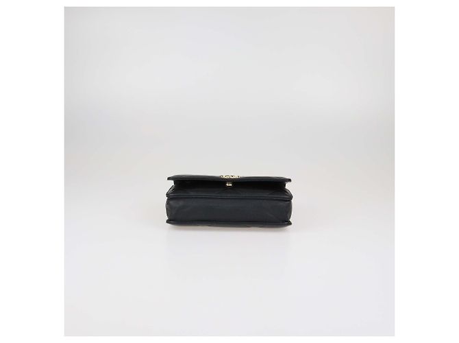 Borsa Chanel 19 Wallet on Chain in pelle matelassé nera Nero - vista 4