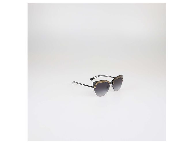 Bulgari Bvlgari Black/Gold Gradient Irregular Cat Eye Sunglasses Golden - view 2