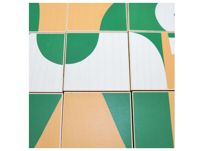 Hermès Hermes Multicolor Maple Wood Animaux Blocks Cube Game Multiple colors - view 5