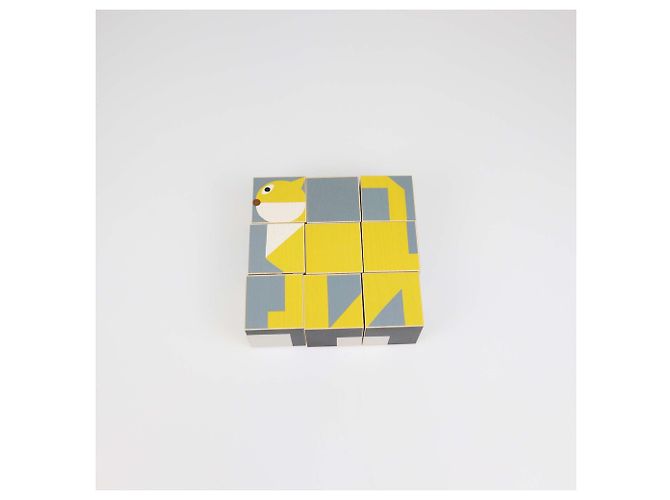 Hermès Hermes Multicolor Maple Wood Animaux Blocks Cube Game Multiple colors - view 6