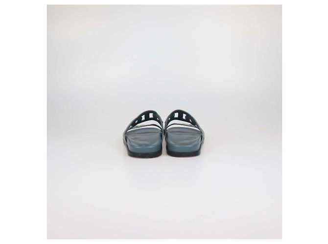 Hermès Sandalias Hermes Blue Suede Extra Azul - vista 5