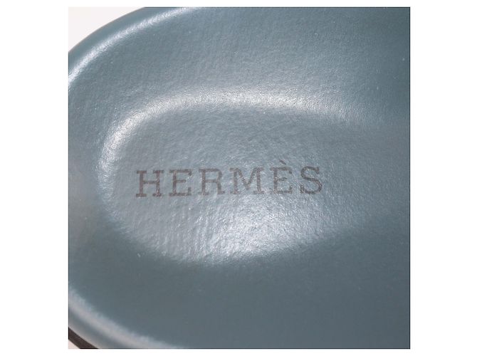 Hermès Sandalias Hermes Blue Suede Extra Azul - vista 6