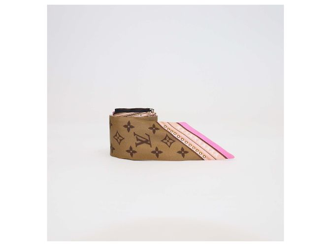 Louis Vuitton Multicolor Silk Ultimate Monogram BB Bandeau Nero - vista 2