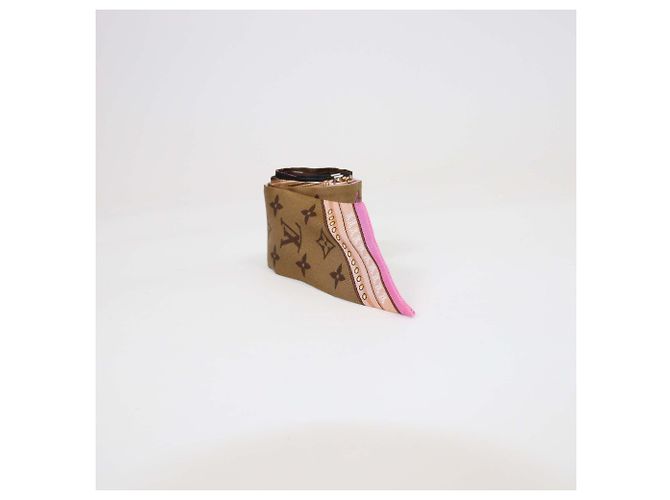 Louis Vuitton Multicolor Silk Ultimate Monogram BB Bandeau Nero - vista 3