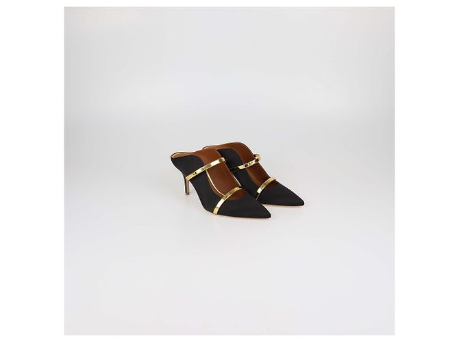 Autre Marque Mules Maureen in raso nero Malone Soulier Black - view 2