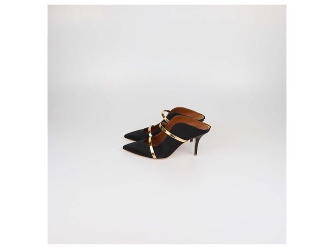 Autre Marque Mules Maureen in raso nero Malone Soulier Black - view 4