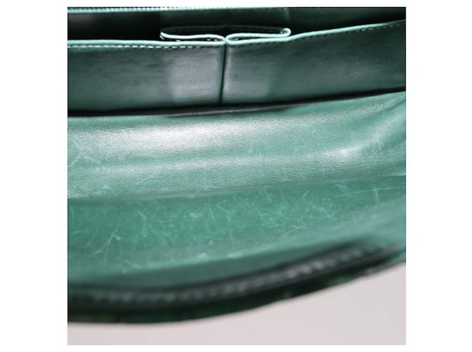 Borsa a patta Chanel 227 Reissue 2.55 in alligatore verde lucido - vista 5