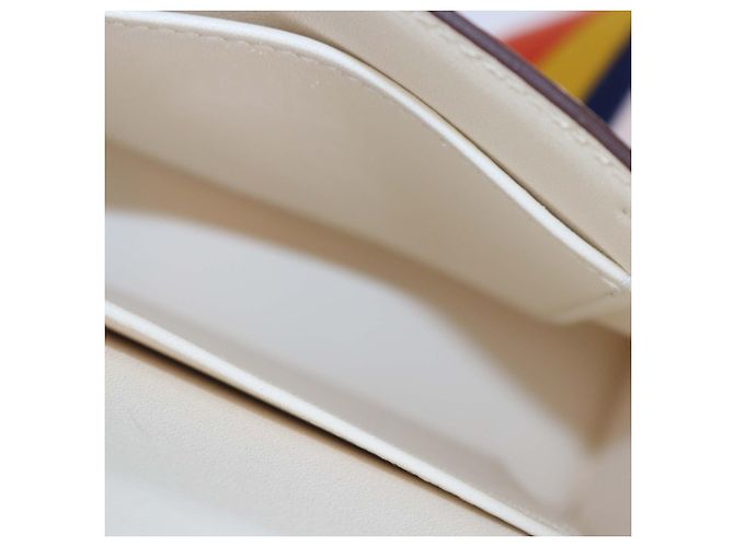 Hermès Bolso Hermes Mini Verrou Chaine de piel Mysore Nata - vista 6