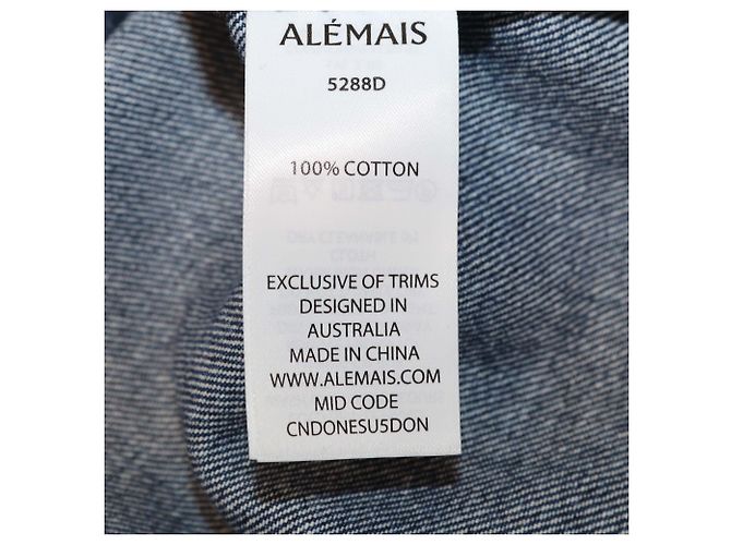 Autre Marque Abito Alemais Blue Denim Patches Speedy Mini - vista 6