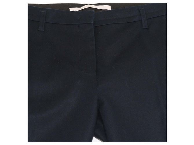 Pantalón formal Schumacher de mezcla de algodón azul marino - vista 4