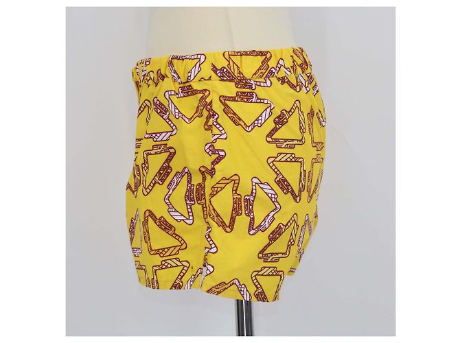 Hermès Bermudas de playa Hermes Yellow Tatersales Amarillo - vista 2