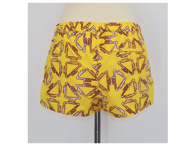 Hermès Bermudas de playa Hermes Yellow Tatersales Amarillo - vista 3