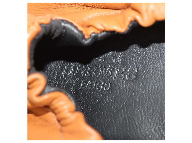 Hermès Ballerine Jolly in pelle Naturel Hermes Marrone - vista 6