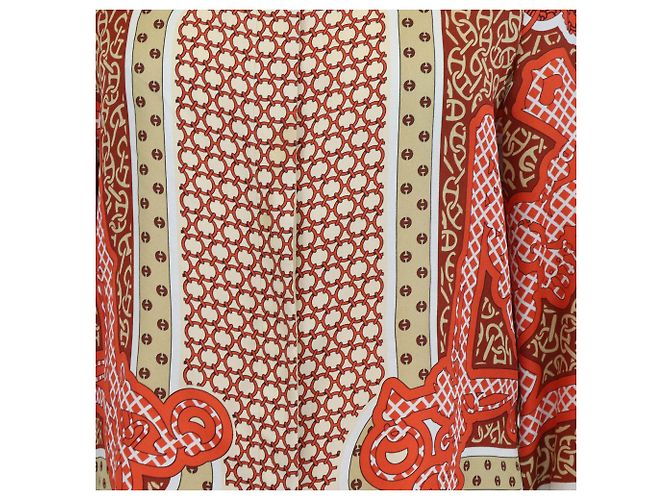Hermès Camicia Hermes Multicolor in seta con stampa Bandana Eperon d'Or Multicolore - vista 4