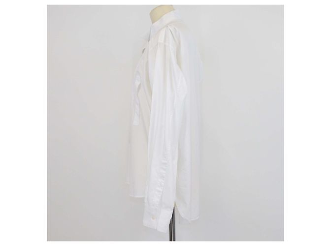 Camisa Loewe de manga larga en algodón blanco con botones - vista 2