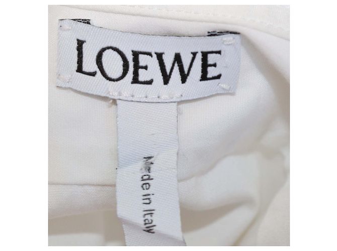 Camisa Loewe de manga larga en algodón blanco con botones - vista 5