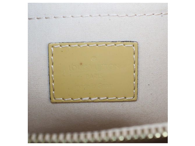 Borsa Louis Vuitton Dune Monogram Vernis Montaigne MM Beige - vista 5