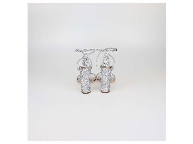 Sandali Tara Giuseppe Zanotti Silver Glitter Argento - vista 5