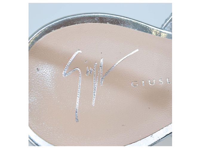 Sandali Tara Giuseppe Zanotti Silver Glitter Argento - vista 6