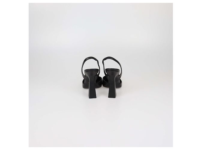 Décolleté Slingback La Medusa in pelle nera Versace Nero - vista 5
