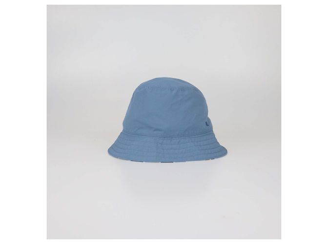 Hermès Cappello bucket Hermes Eden in nylon blu - vista 2