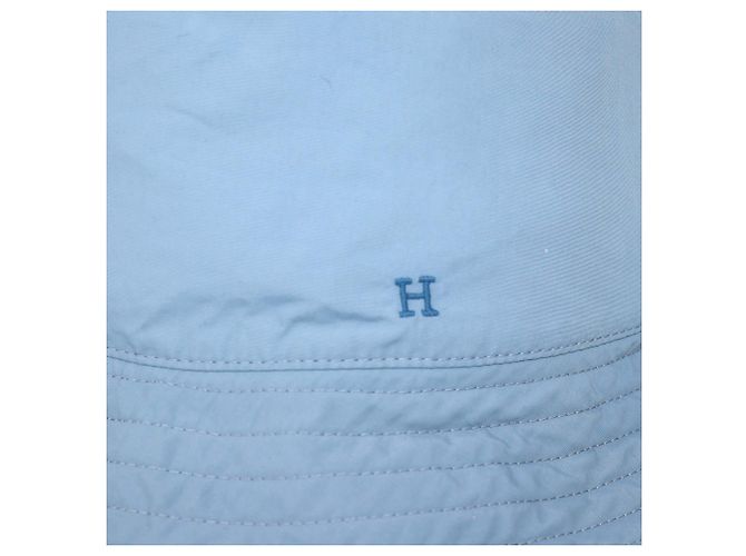 Hermès Cappello bucket Hermes Eden in nylon blu - vista 4