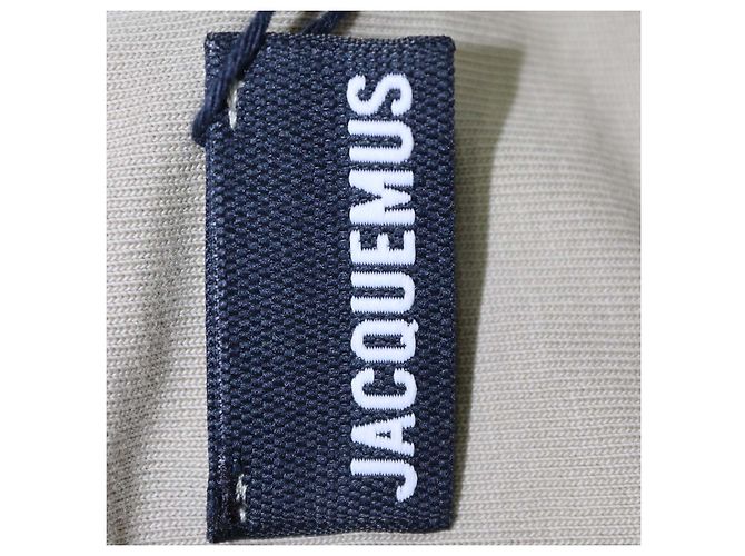 Abito camicia con ritagli La Robe Bahia in cotone Light Khaki di Jacquemus Beige - vista 5