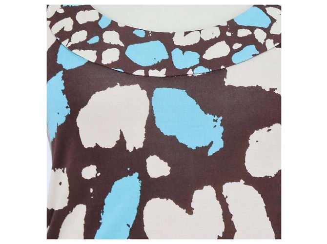 Diane Von Furstenberg Stella Kleid aus bedruckter Seide in Multicolor Mehrfarben - Ansicht 4