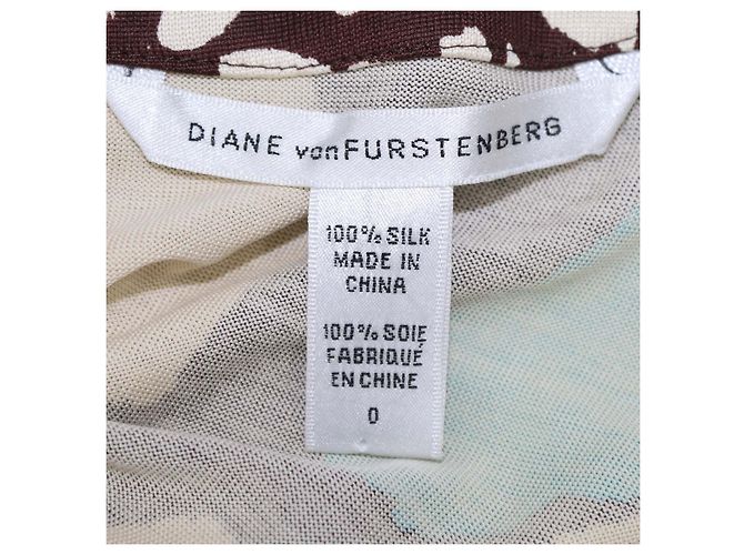 Diane Von Furstenberg Stella Kleid aus bedruckter Seide in Multicolor Mehrfarben - Ansicht 5
