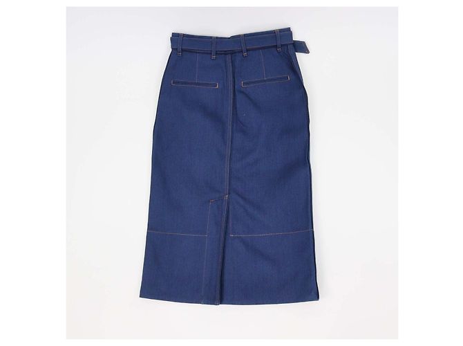 Falda con cinturón Branson en denim azul Rag & Bone - vista 2