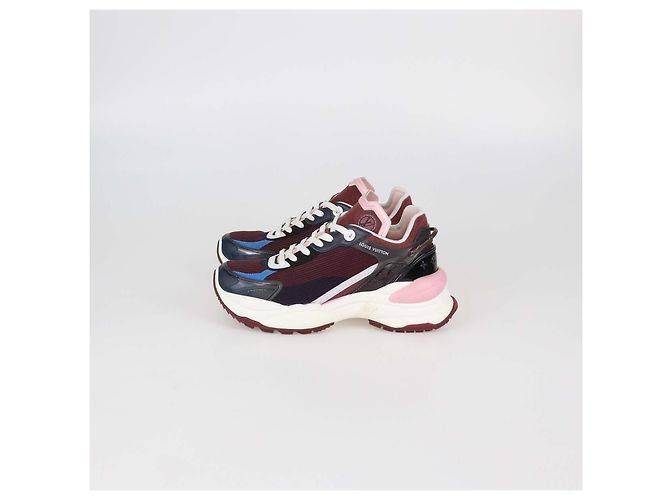 Sneakers Louis Vuitton Multicolor Mesh Run 55 Multicolore - vista 4