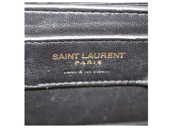 Borsa a tracolla Medium Kate in pelle beige Saint Laurent - vista 5
