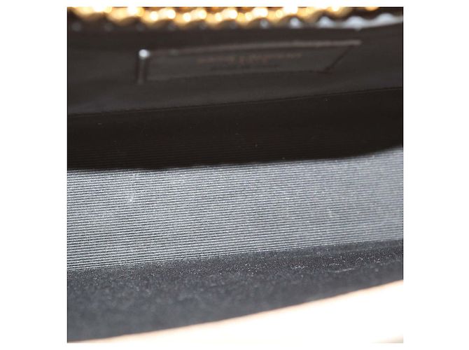 Borsa a tracolla Medium Kate in pelle beige Saint Laurent - vista 6