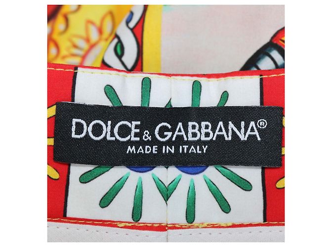 Dolce & Gabbana Mini-Shorts aus Baumwolle mit Caretto-Print Multicolor Mehrfarben - Ansicht 5