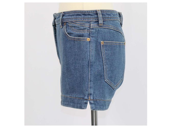 Mini Short de Denim Azul Louis Vuitton - vista 2