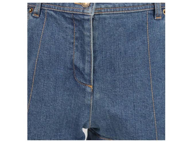Mini Short de Denim Azul Louis Vuitton - vista 4