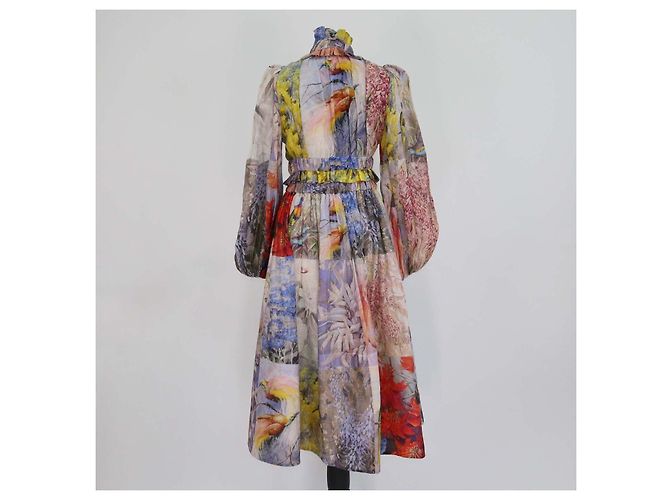 Zimmermann Set Blusa e Gonna Wild Botanica in Lino e Seta con Stampa Floreale Multicolor Zimmerman Multicolore - vista 3