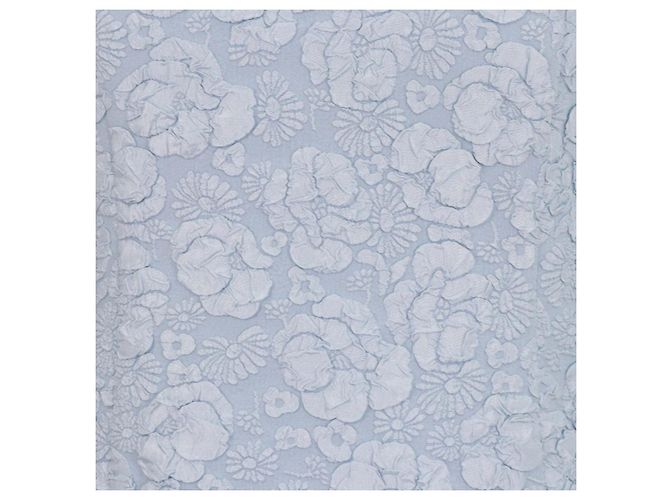 Top in cloqué con perline blu Ganni Blu chiaro - vista 4