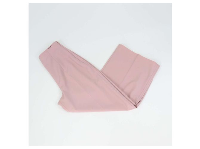 Marni Pantalones Wide Leg de Algodón Rosa - vista 3
