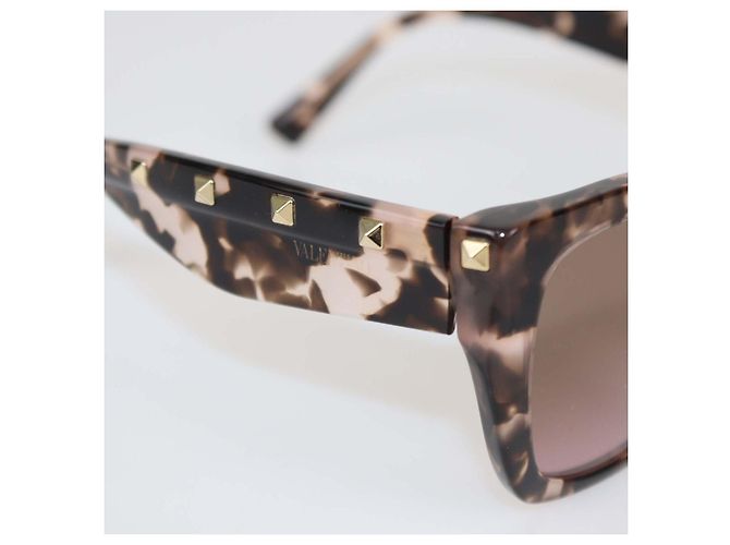 Gafas de sol Valentino Rockstud Havana/Brown Gradient - vista 5