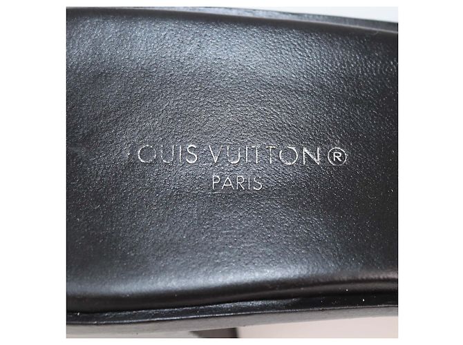 Sandali Lock It Slide in tela Monogram Louis Vuitton Marrone - vista 6