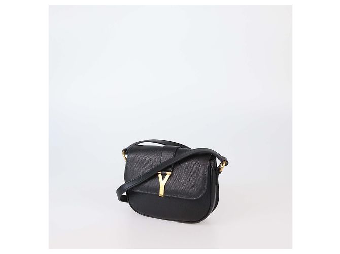 Borsa a tracolla Chyc in pelle nera Yves Saint Laurent Nero - vista 2