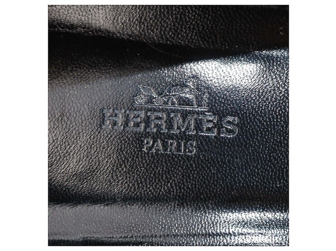 Hermès Ballerine Hermes Black Suede Crystal Powder Nice Nero - vista 6